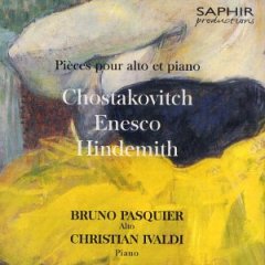 Bruno Pasquier Christian Ivaldi pièces pour alto et piano